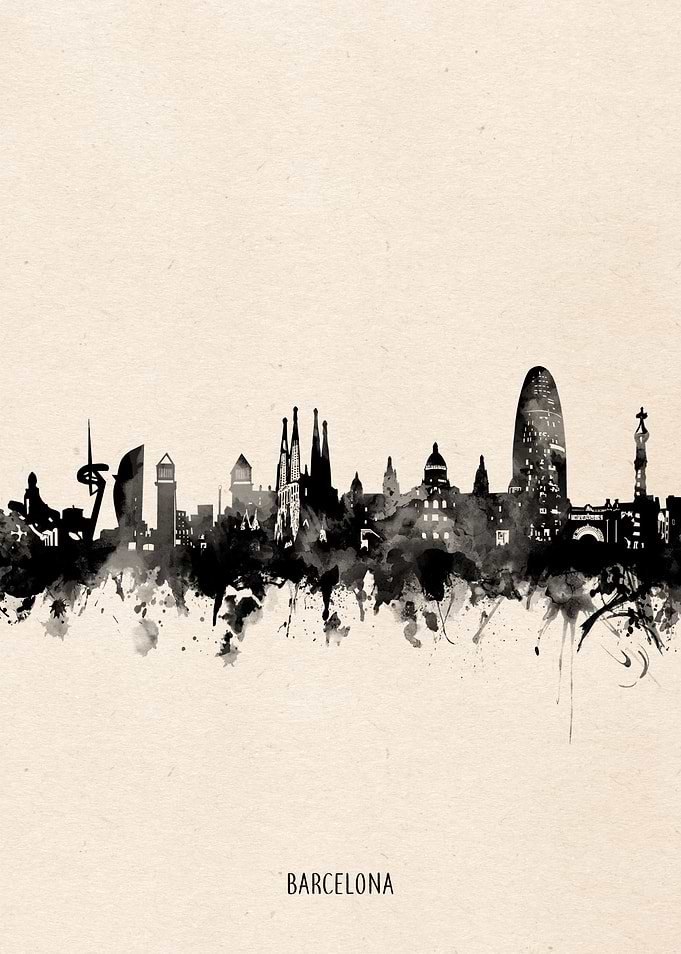 barcelona city portrait