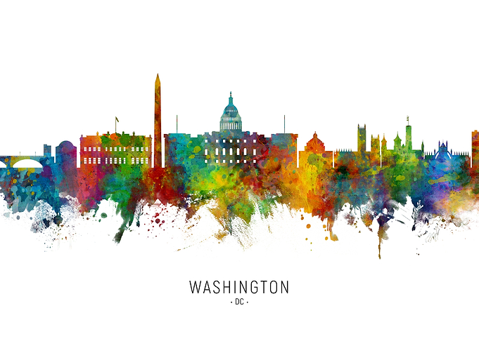 Washington DC Skyline