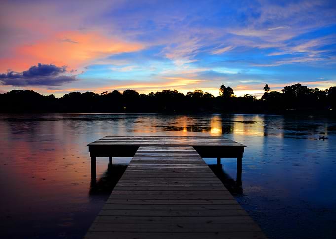 The old lake dock