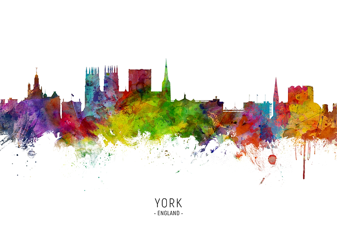 York England Skyline