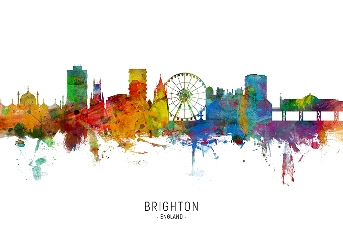 Brighton England Skyline