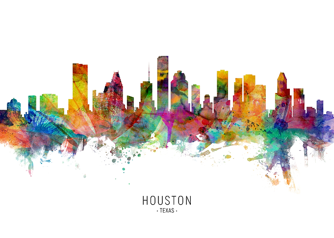 Houston Texas Skyline