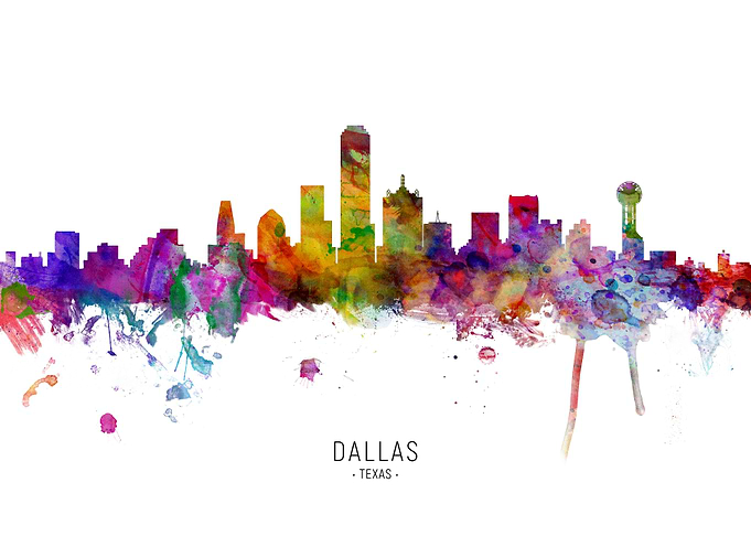 Dallas Texas Skyline