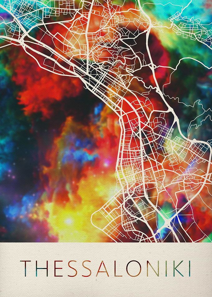 Thessaloniki City Map