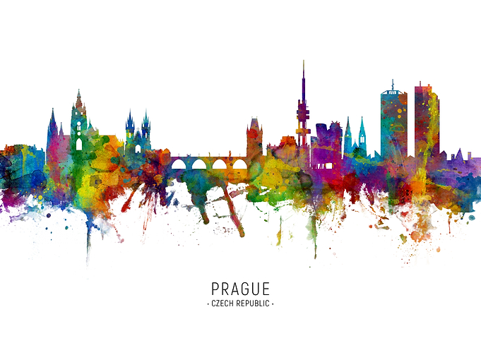 Prague Skyline
