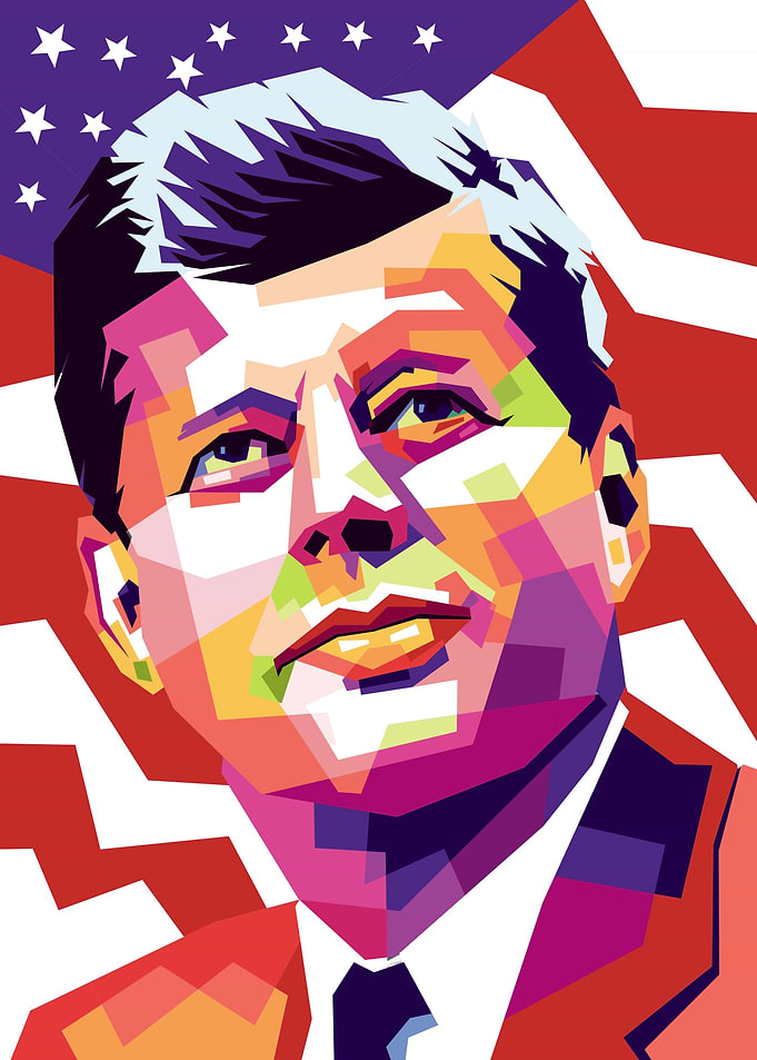 John F Kennedy in popart