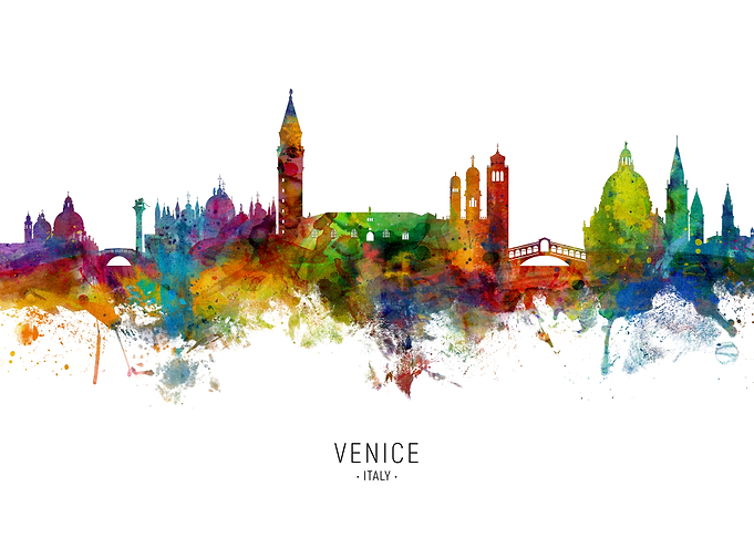 Venice Italy Skyline