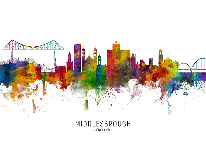 Middlesbrough Skyline