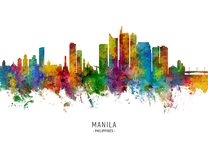Manila Philippines Skyline