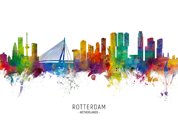 Rotterdam Skyline