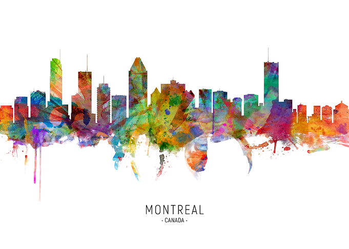 Montreal Canada Skyline