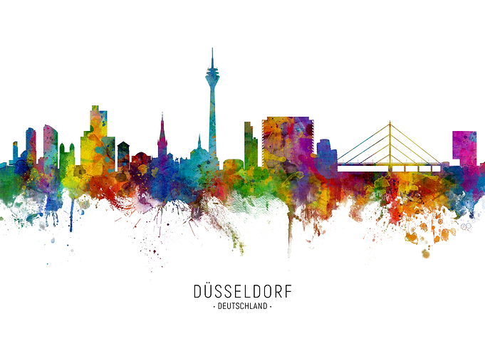 Dusseldorf Skyline