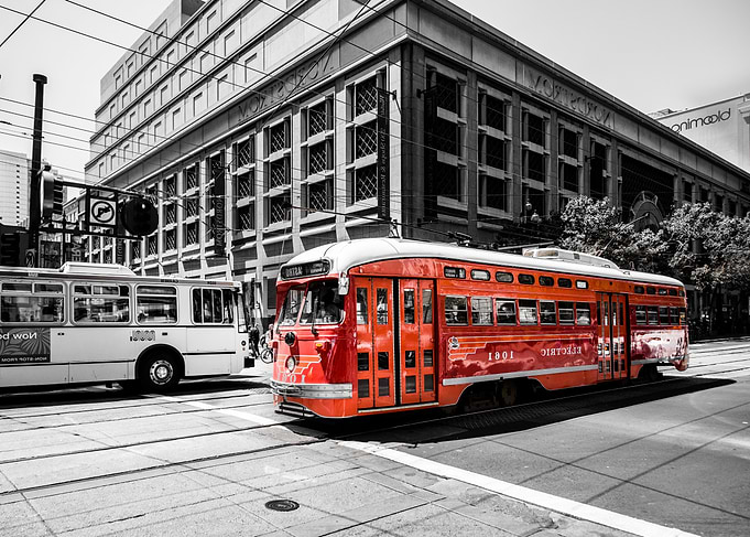 Red Tram San francisco