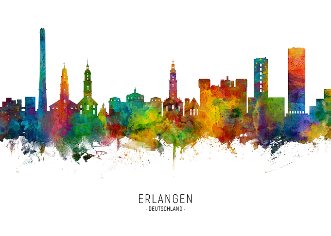 Erlangen Skyline