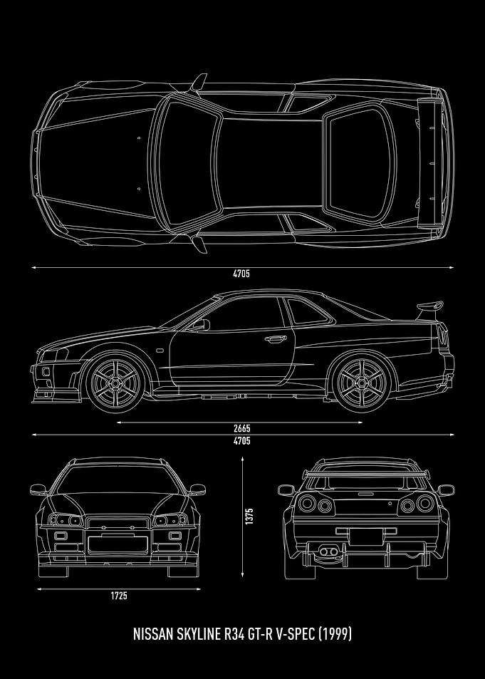 Nissan Skyline R34 GTR V