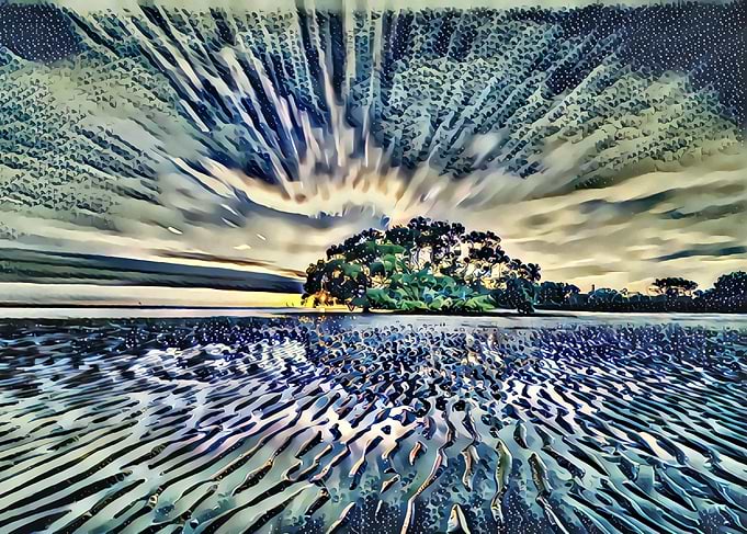 White Flash Landscape