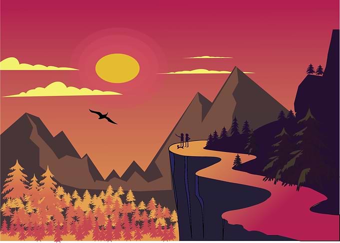 Camping in the Hills