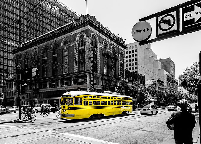 Yellow Tram San francisco