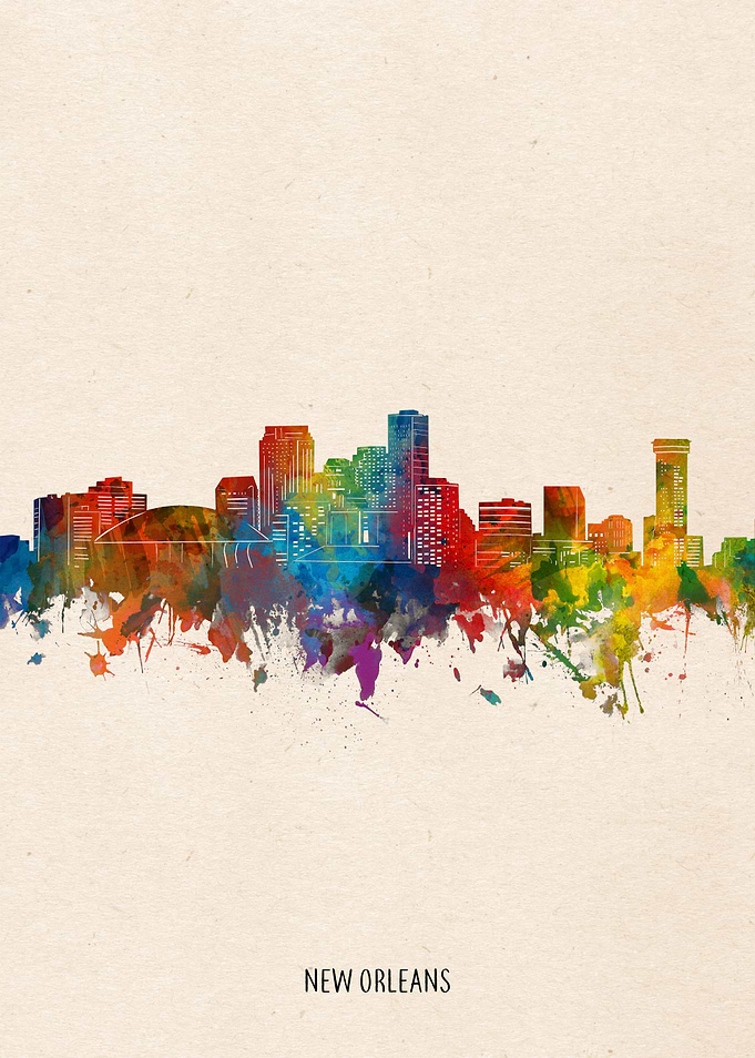 new orleans watercolor