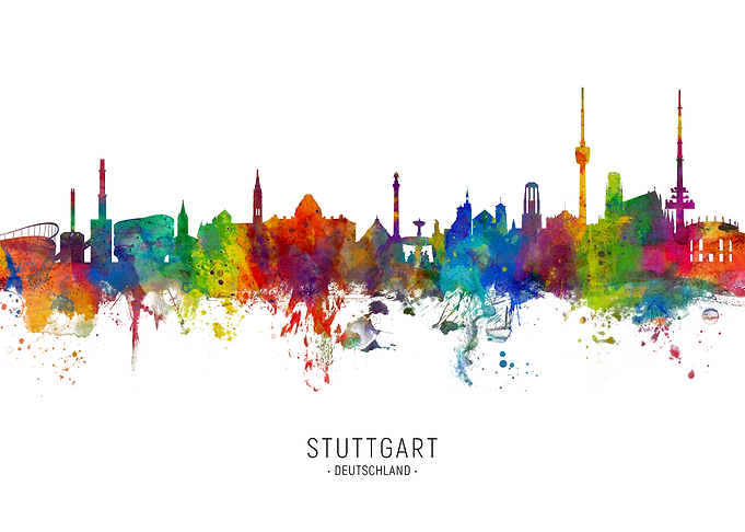 Stuttgart Skyline