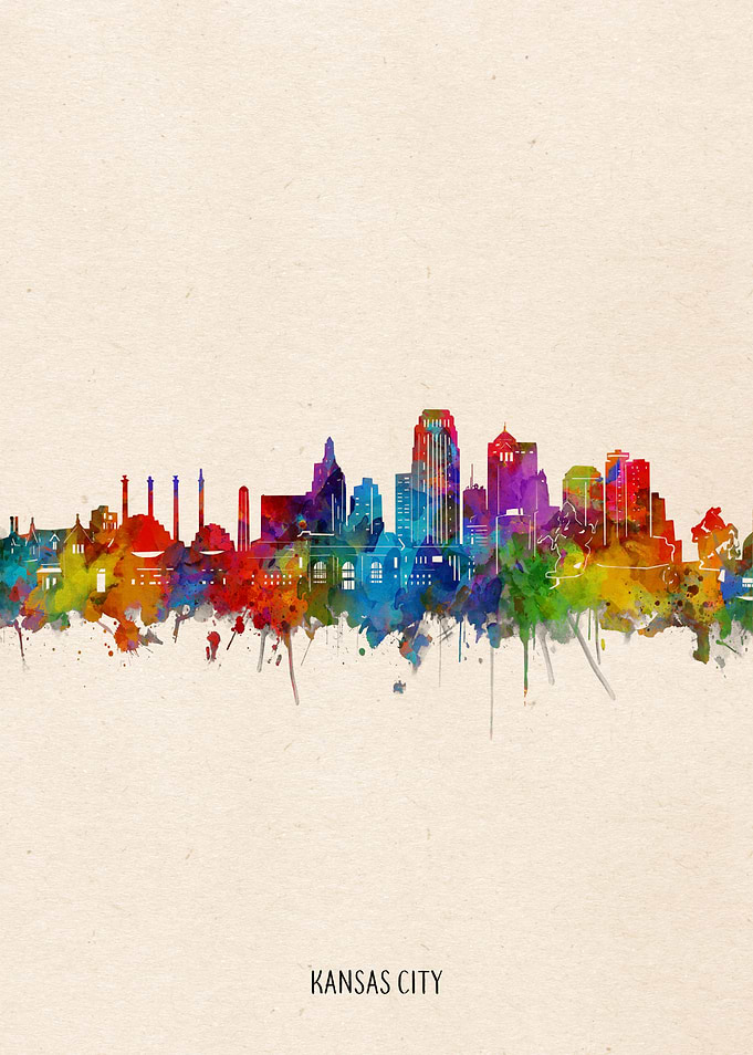 kansas city watercolor