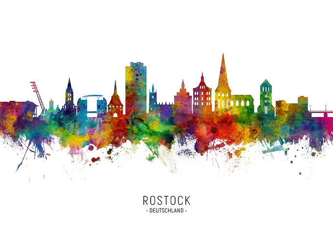 Rostock Skyline