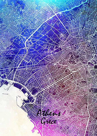 Athens City Map
