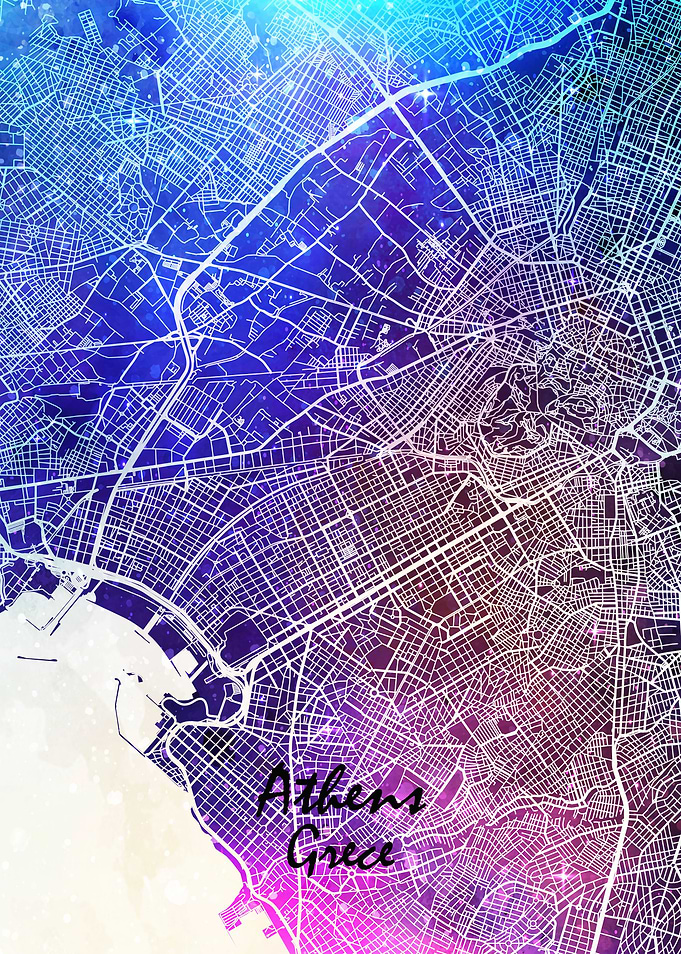 Athens City Map