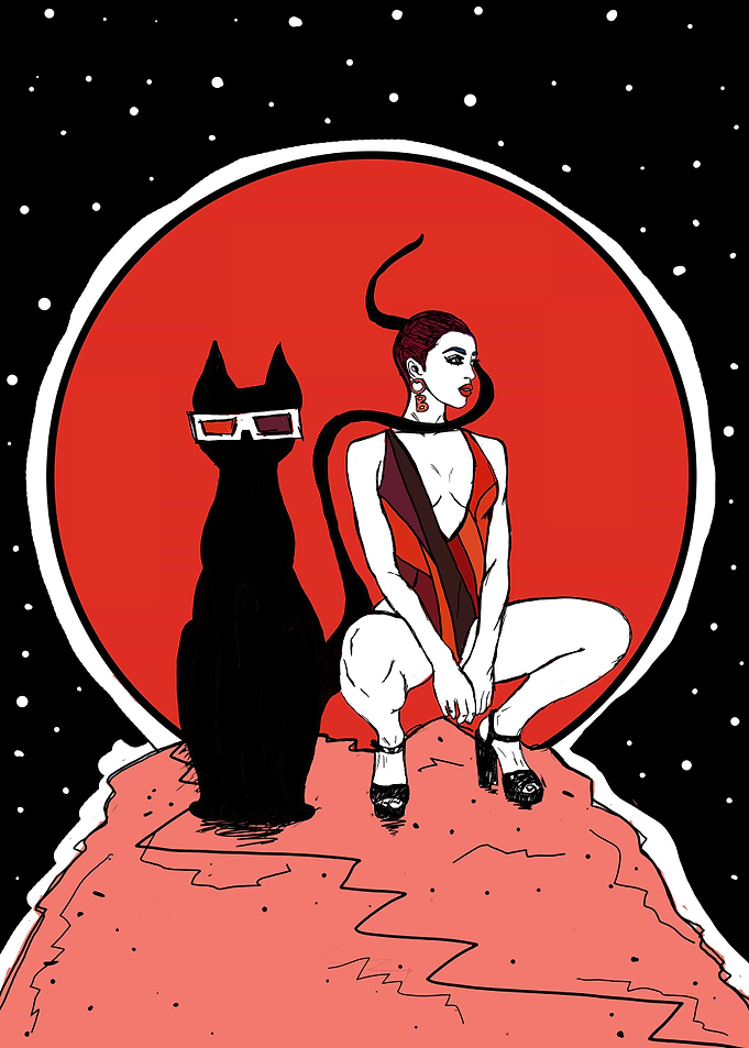Interstellar Cat Lady
