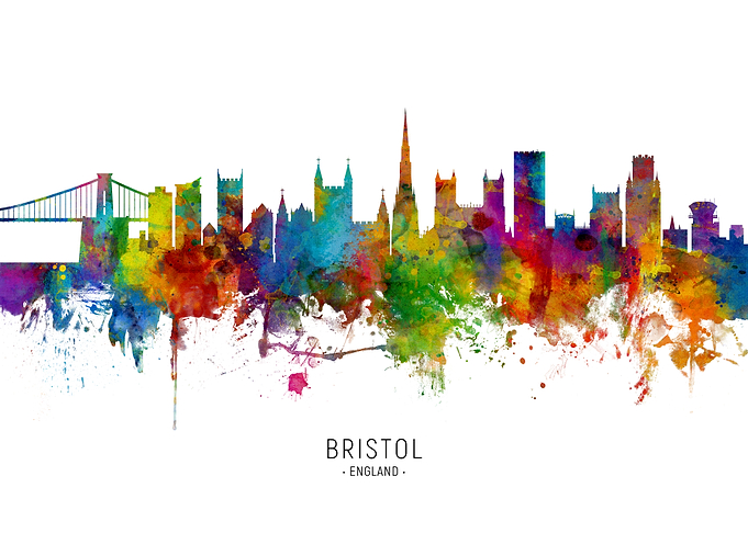 Bristol England Skyline