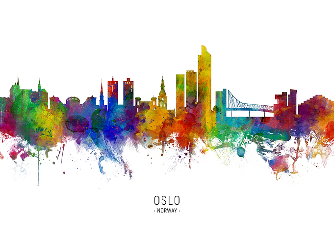 Oslo Norway Skyline