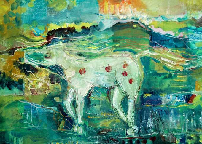 horse in the mountain
