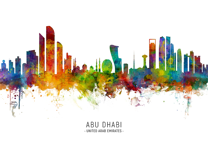 Abu Dhabi Skyline