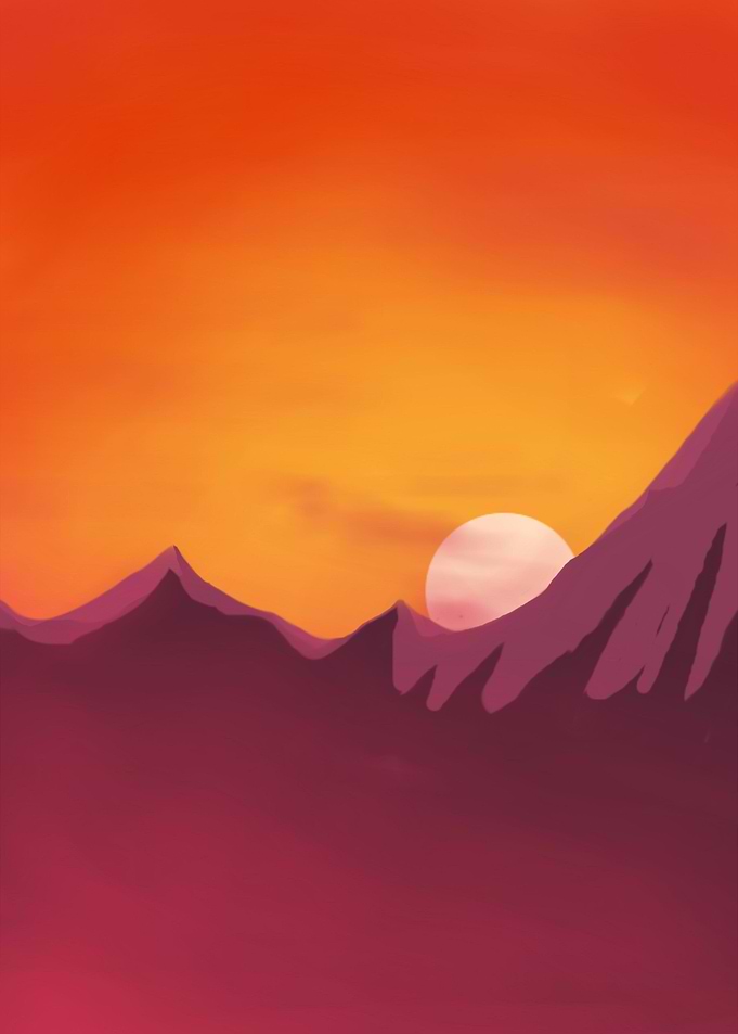 orenge sunset