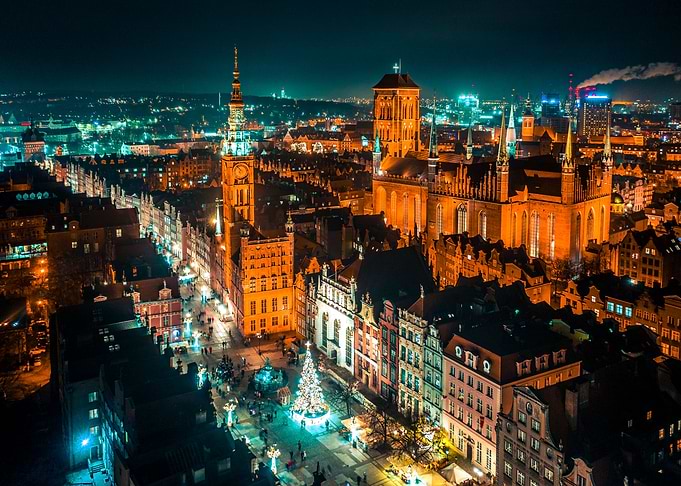 Gdansk by night