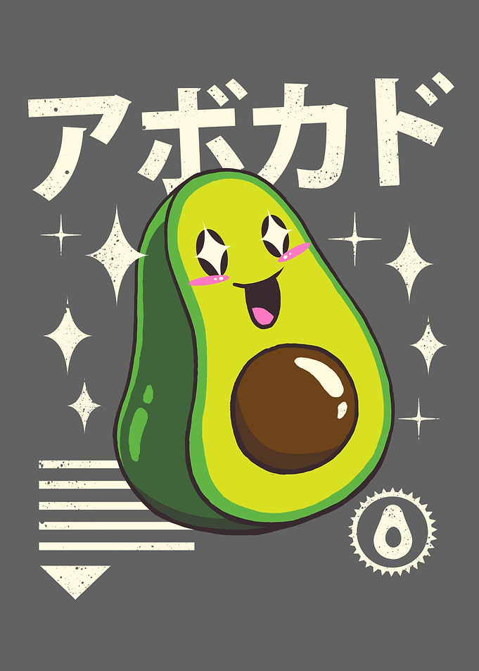 Kawaii Avocado