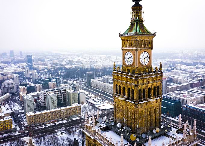 Warsaw city center