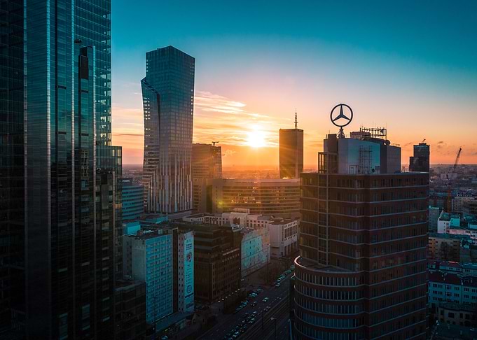 Warsaw city center