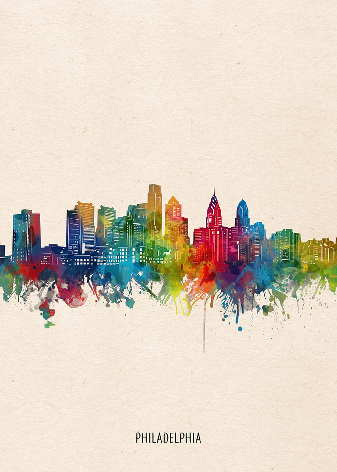 philadelphia watercolor