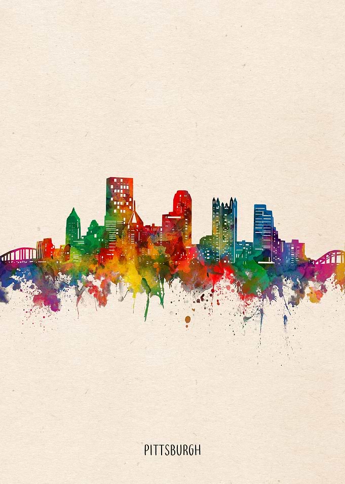 pittsburgh watercolor