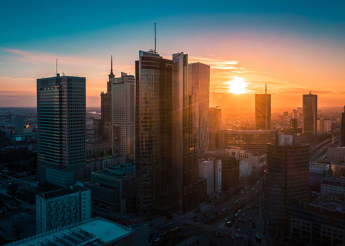 Warsaw city center