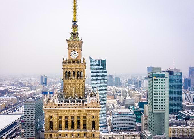 Warsaw city center