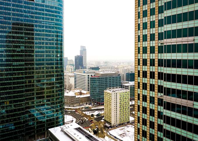 Warsaw city center