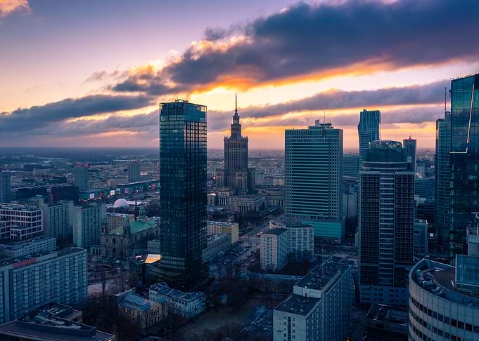 Warsaw city center