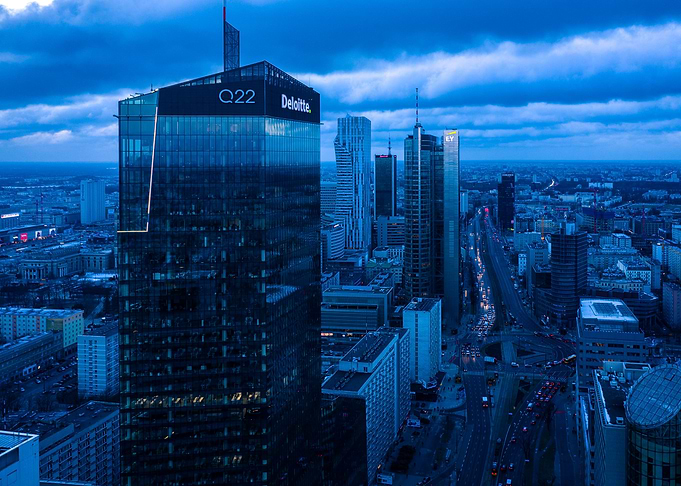 Warsaw city center