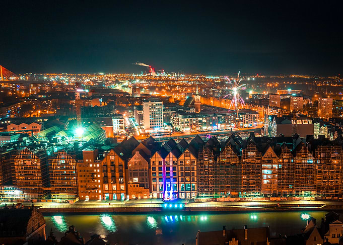 Gdansk by night