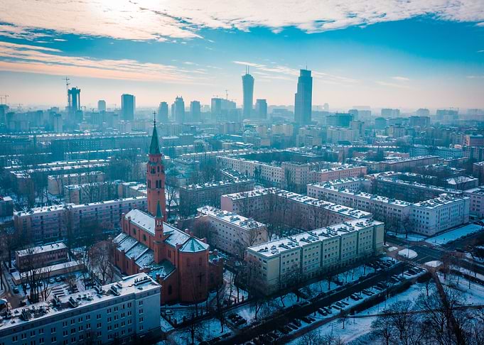 Warsaw city center