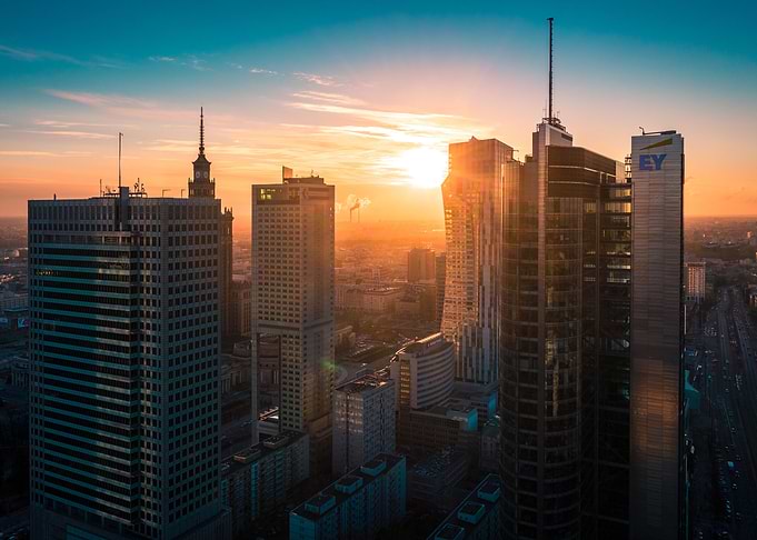 Warsaw city center