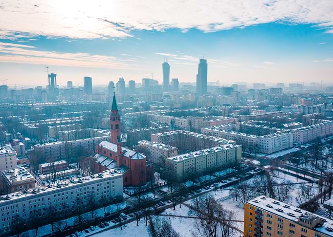 Warsaw city center