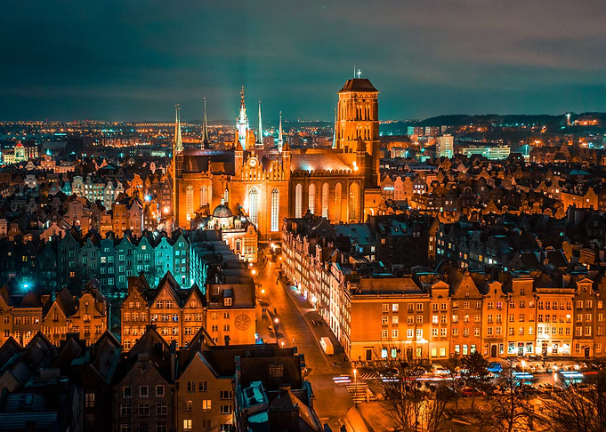 Gdansk by night